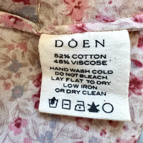 DÔEN Chestnut Mini Dress in Pink Valley Floral *(missing tie) - XS - Picture 11 of 14